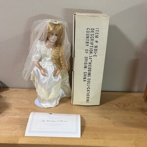 Catherine Wedding Doll with Veil
